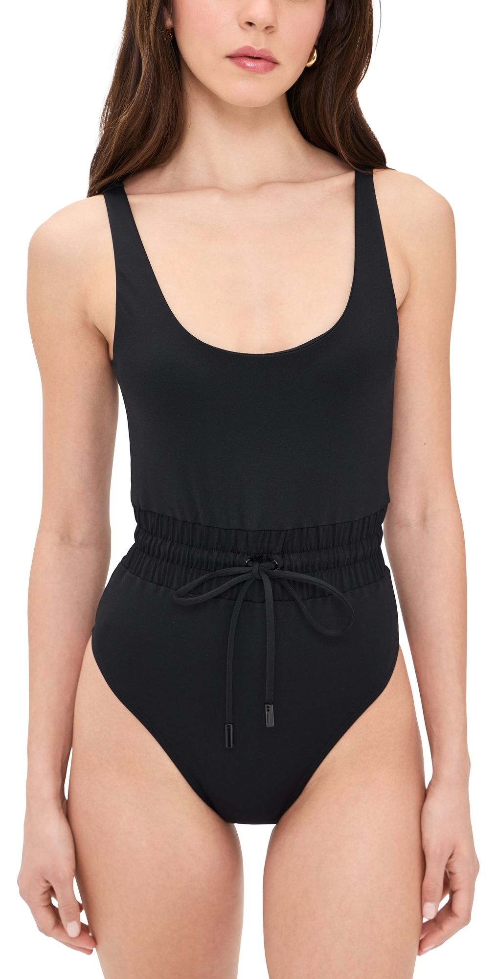 Good American Waist Framer One Piece Black001 XS