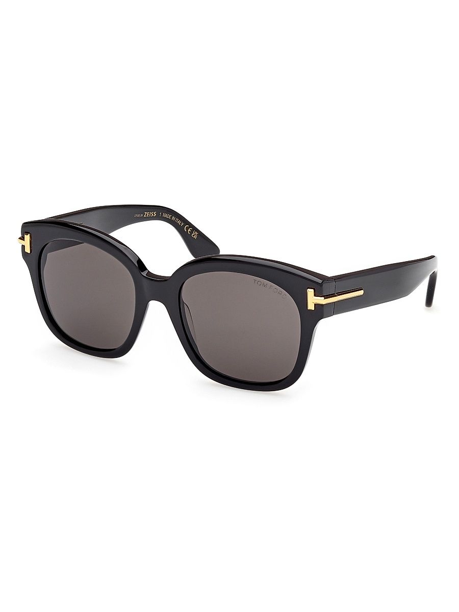 Women's Icon 55MM Square Sunglasses - Black