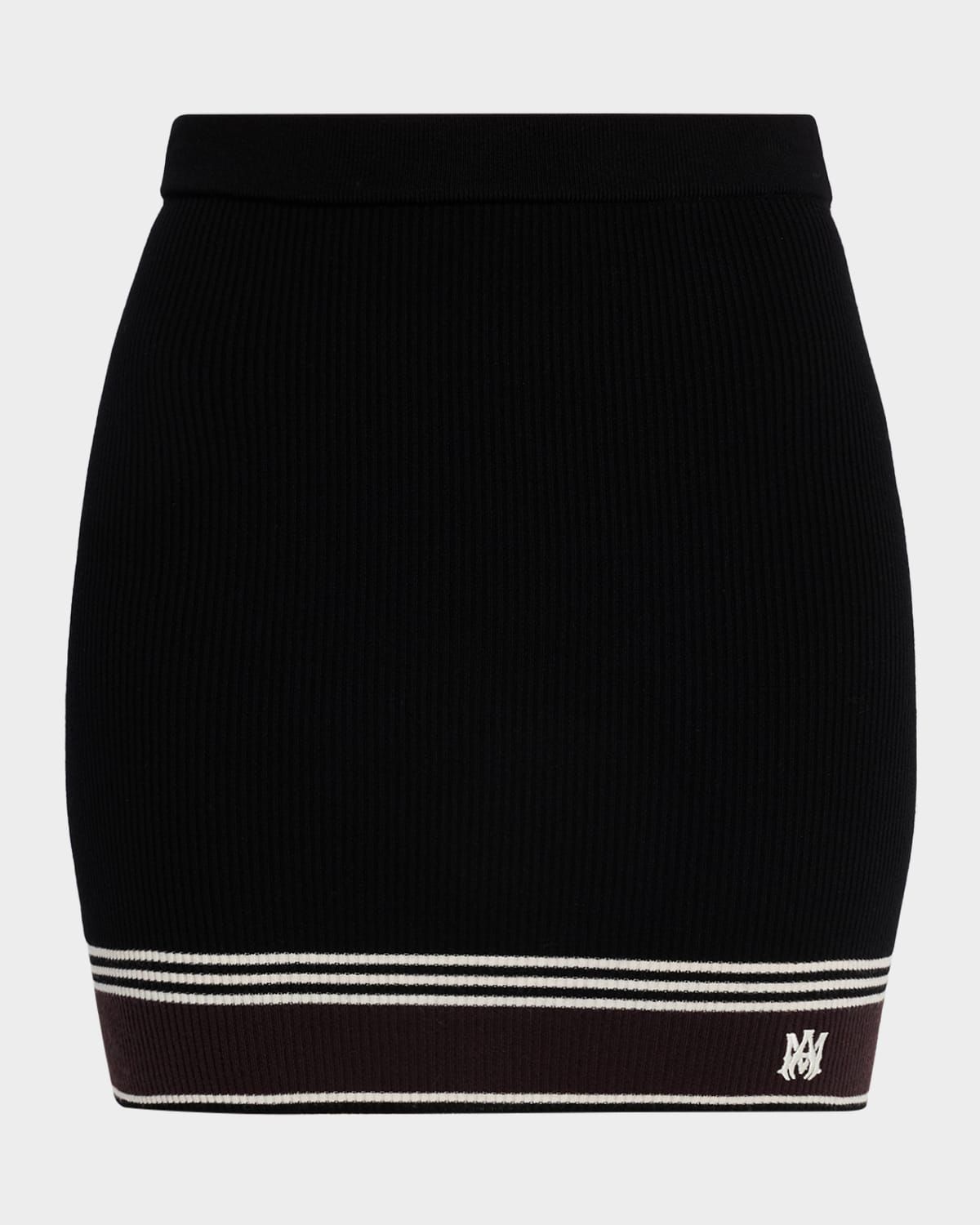 MA Stripe Rib Mini Skirt