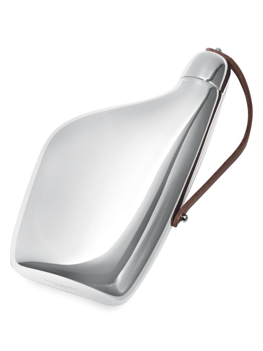 Georg Jensen Sky Stainless Steel Hip Flask
