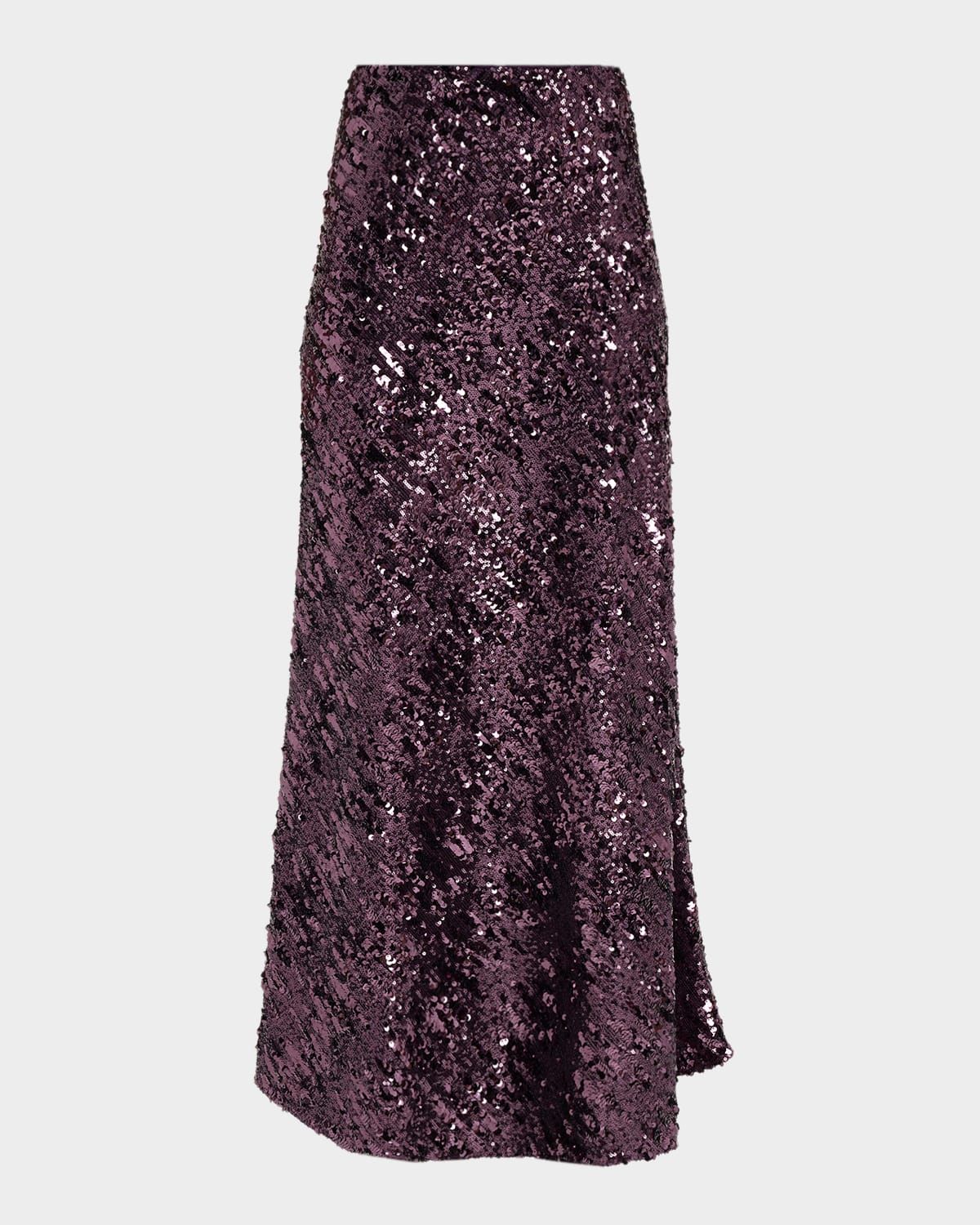 Sequined Maxi Skirt