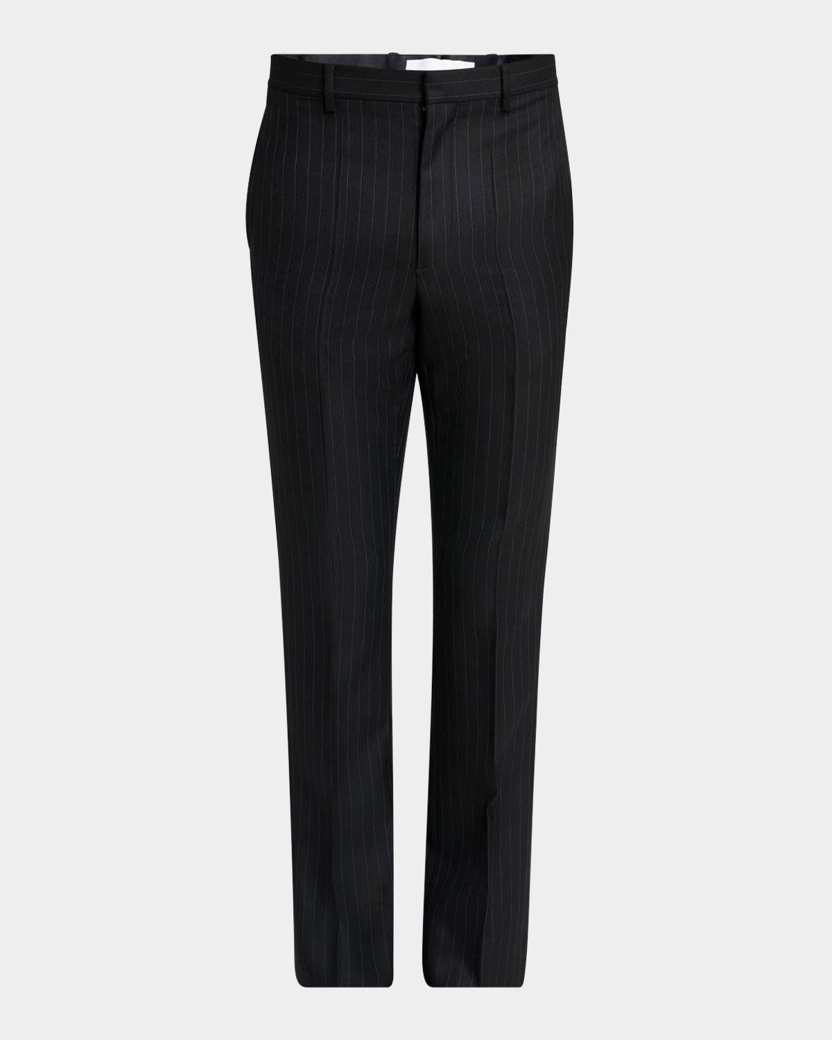 Men & apos;s Classic-Fit Pinstripe Formal Trousers