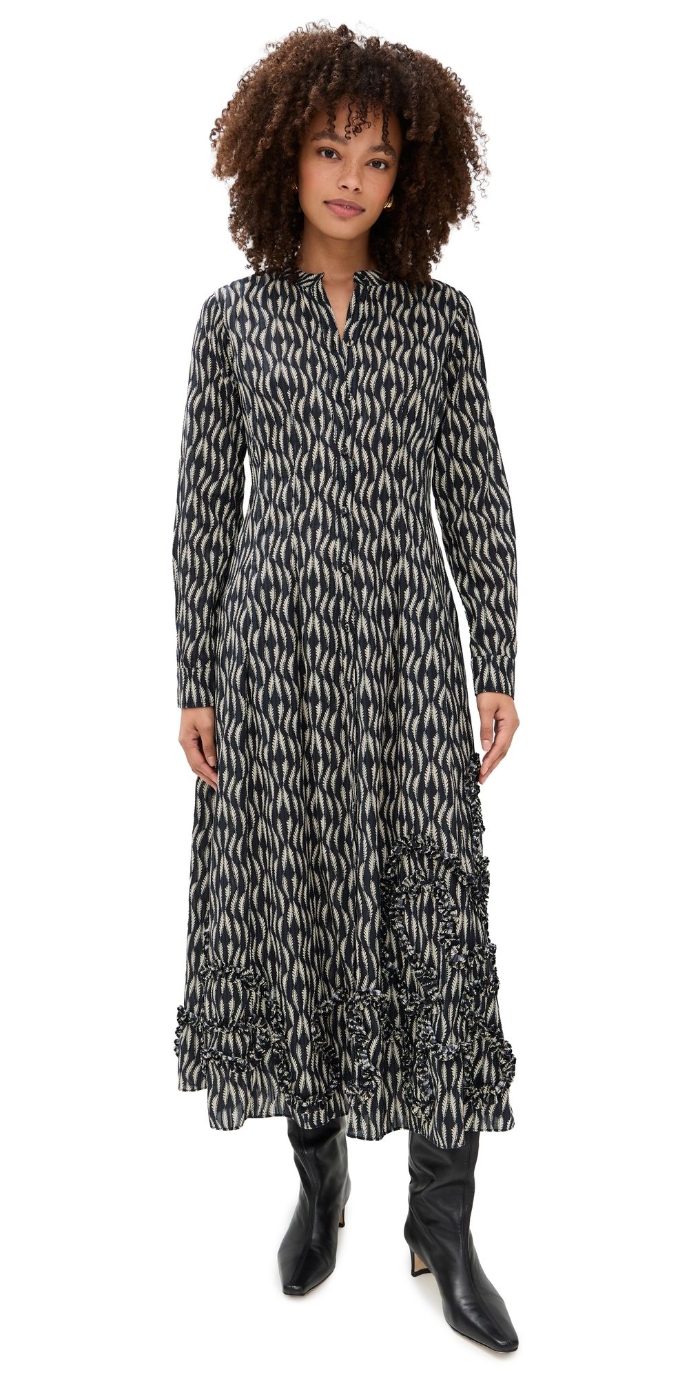 Ulla Johnson Laurentine Dress Graphite 0