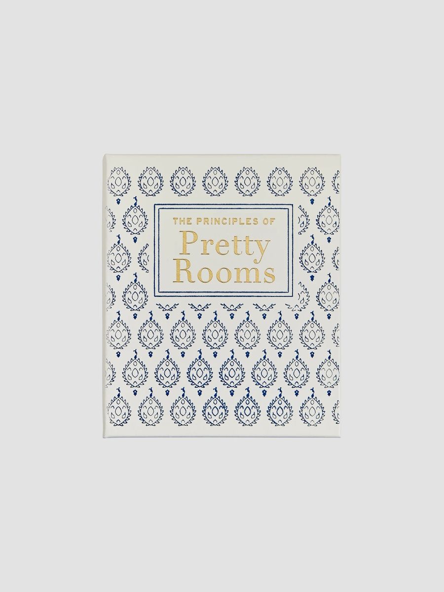 Graphic Image "The Principles Of Pretty Rooms" Leather-Bound Hardcover Book