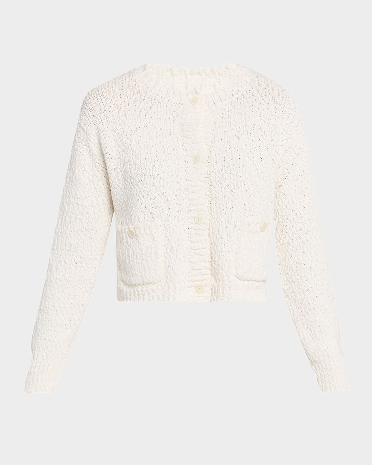 Helena Cropped Double-Pocket Cardigan