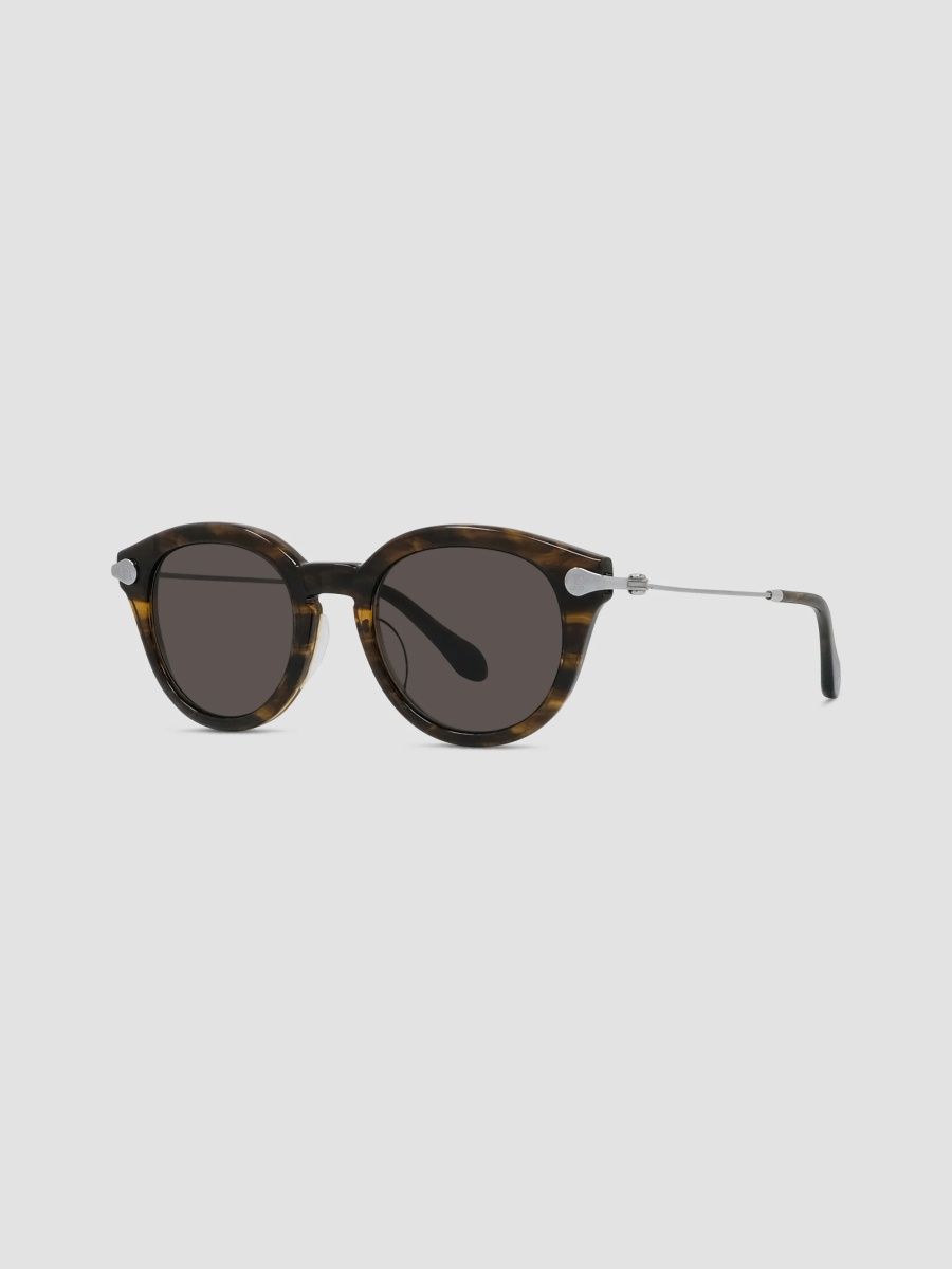 LOEWE Men's LOEWE x Matsuda 48MM Round Sunglasses - Dark Brown