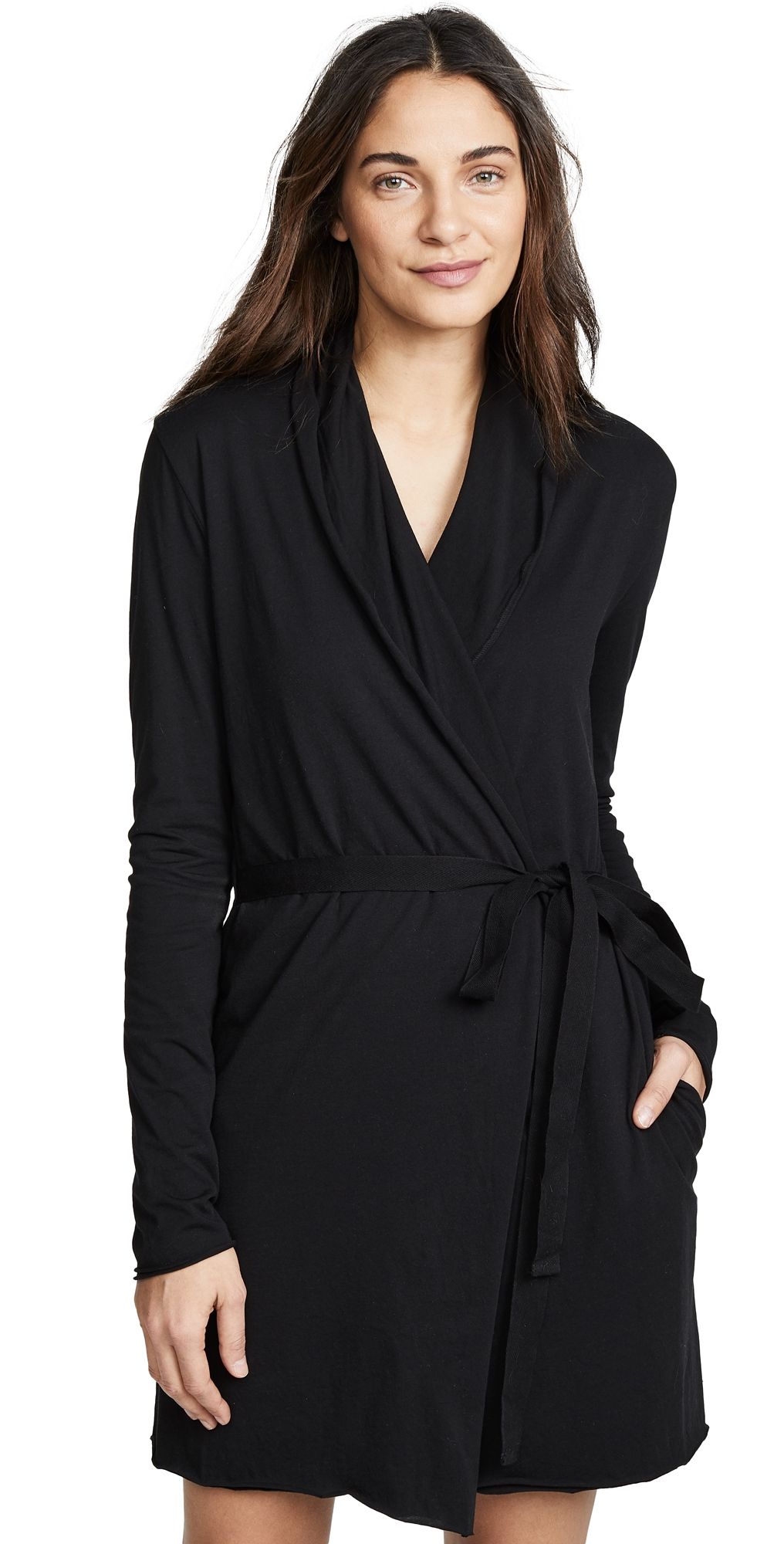 Skin Wrap Robe Black 4
