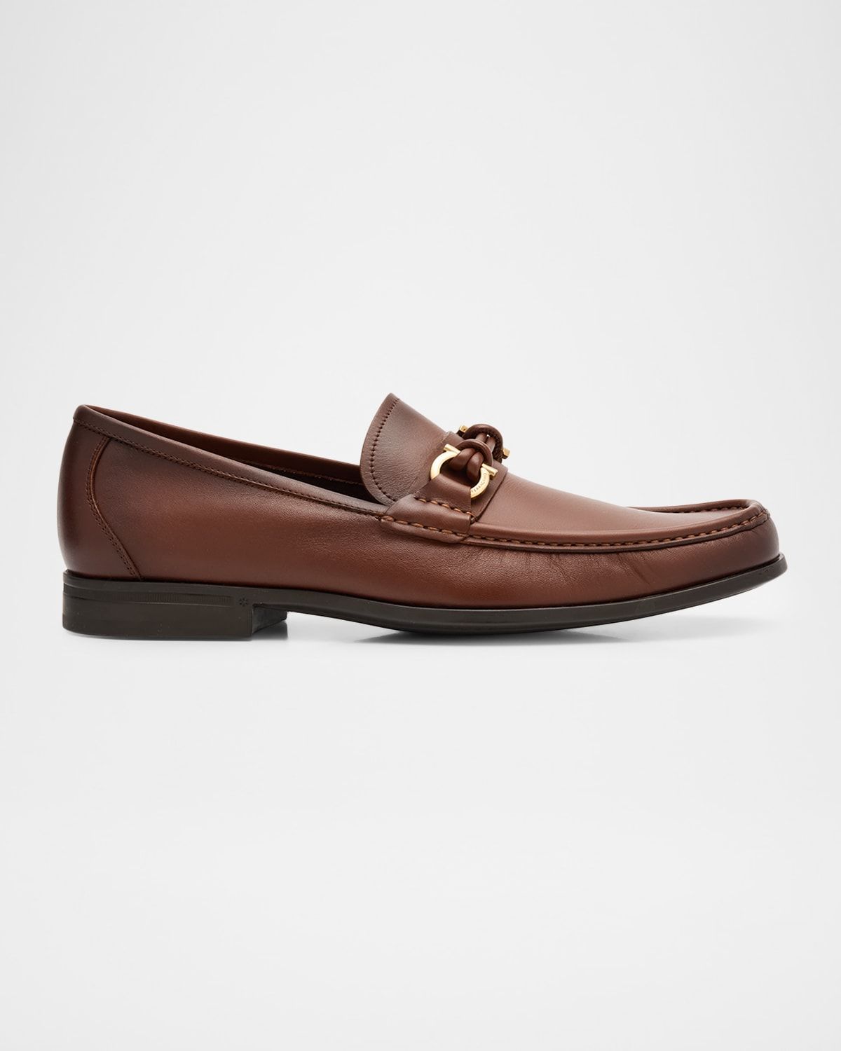 Men & apos;s Alain Gancini Leather-Bit Moc-Toe Loafers