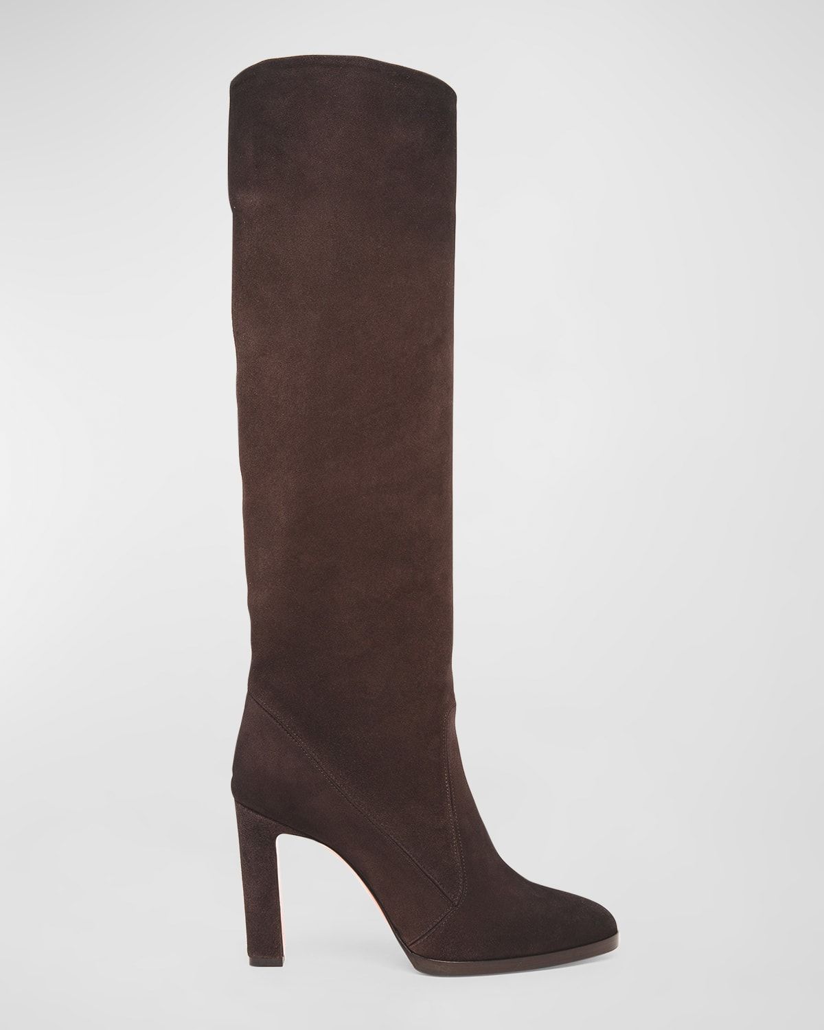 Andy Suede Stiletto Knee Boots