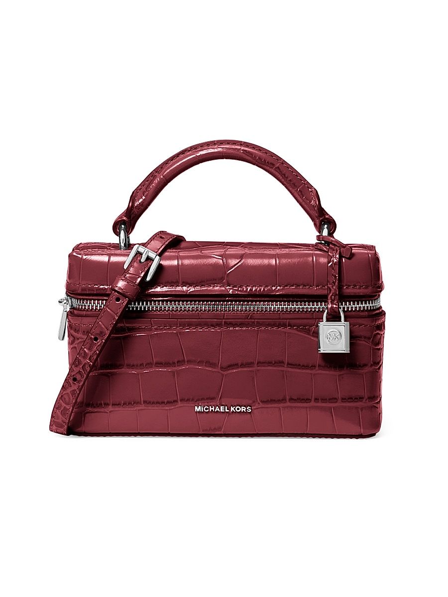 Women's Extra-Small Jana Leather Crossbody Bag - Oxblood