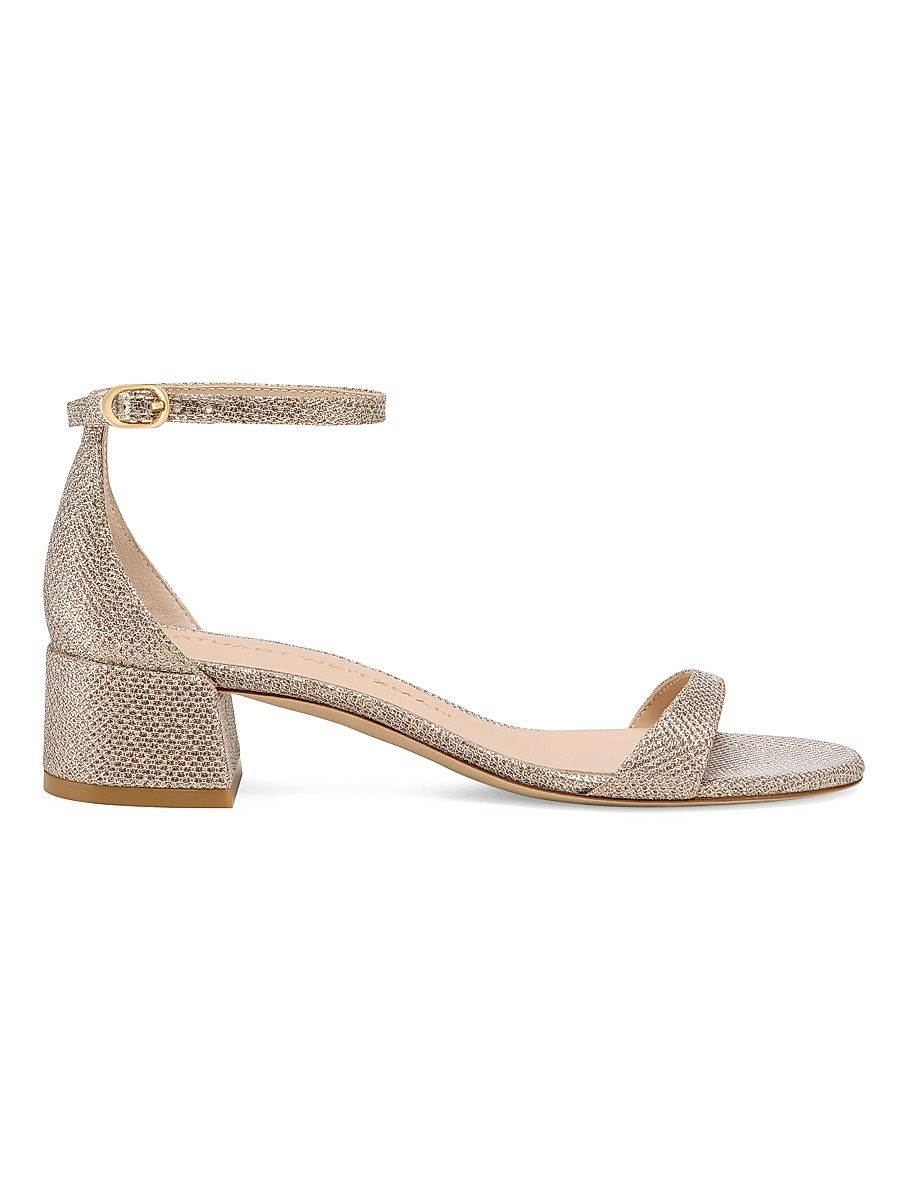 Women's Nudist Block 35MM Sandals - Poudre - Size 7.5