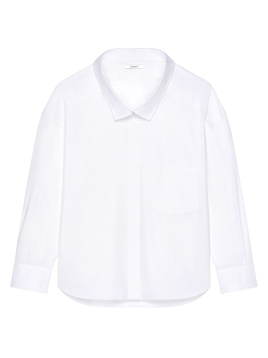 Women's Shirt in Poplin - White - Size 2