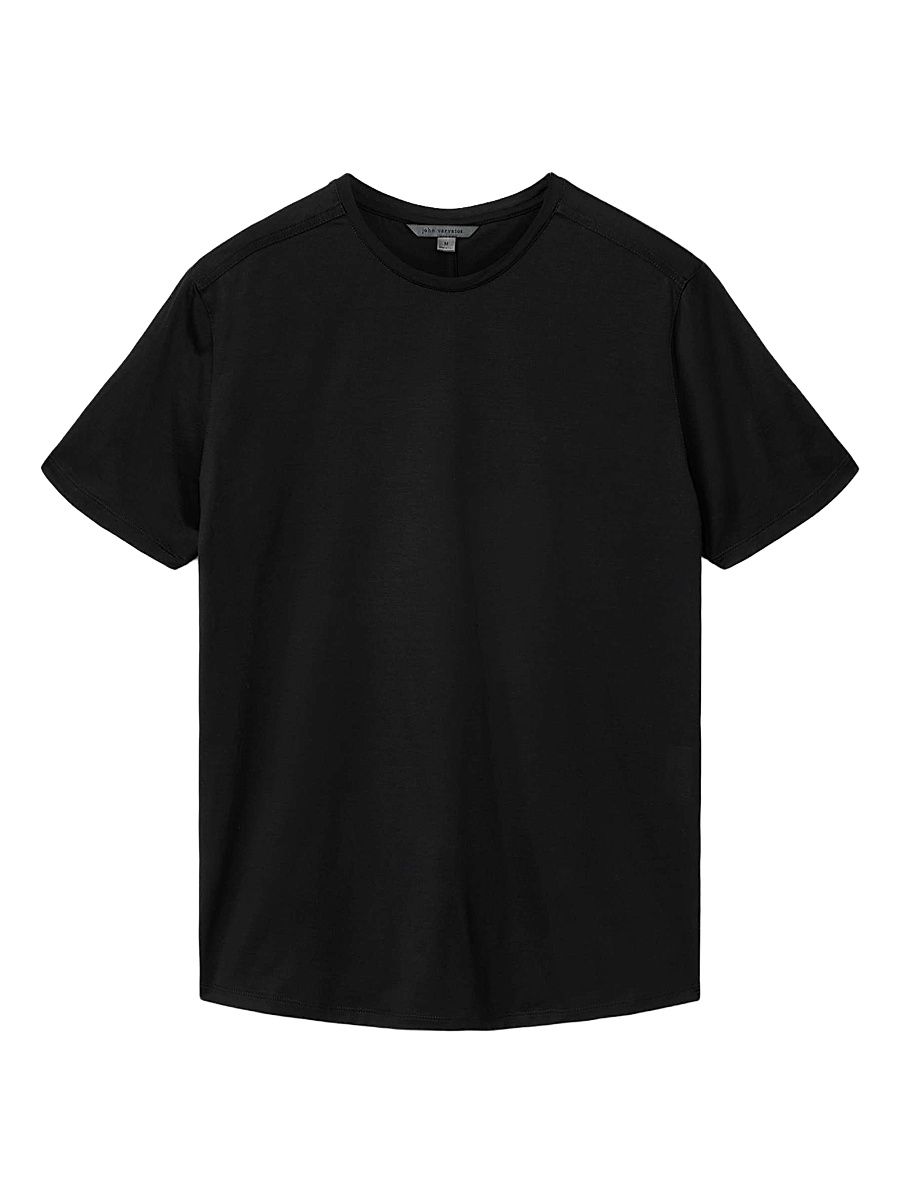 Men's Vero Cotton Crewneck T-Shirt - Black - Size XL
