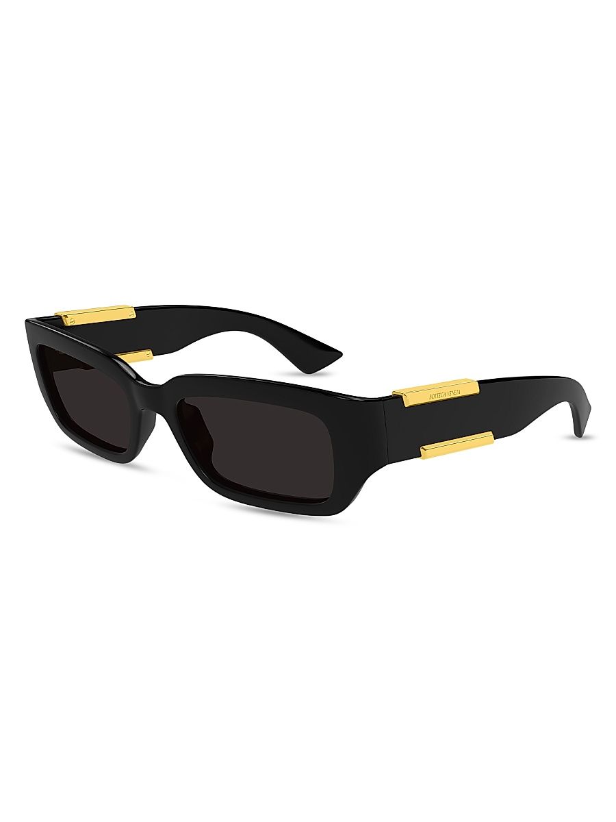 Women's Dash Ribbon 53MM Rectangular Sunglasses - Black