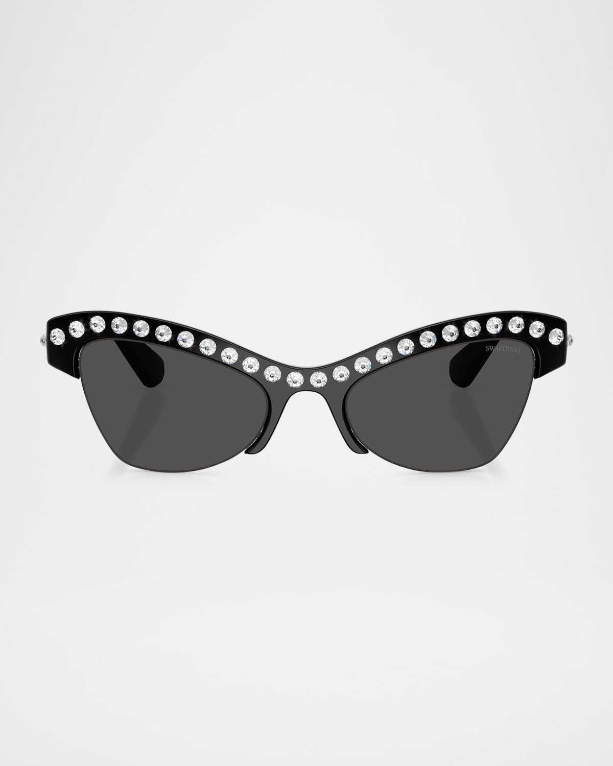 SK6043 Crystal Butterfly Acetate Sunglasses