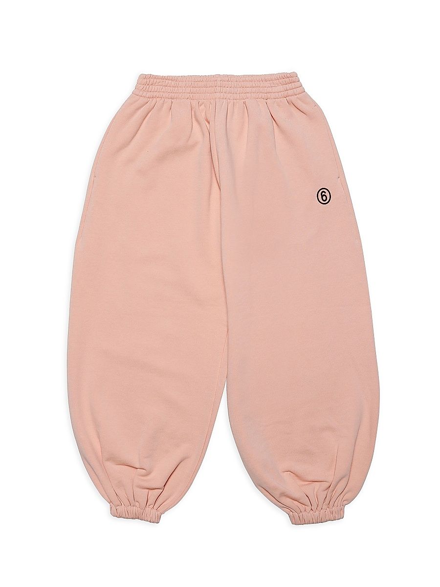 Little Girl's & Girl's Balloon Jogger Sweatpants - Pale Peach - Size 8