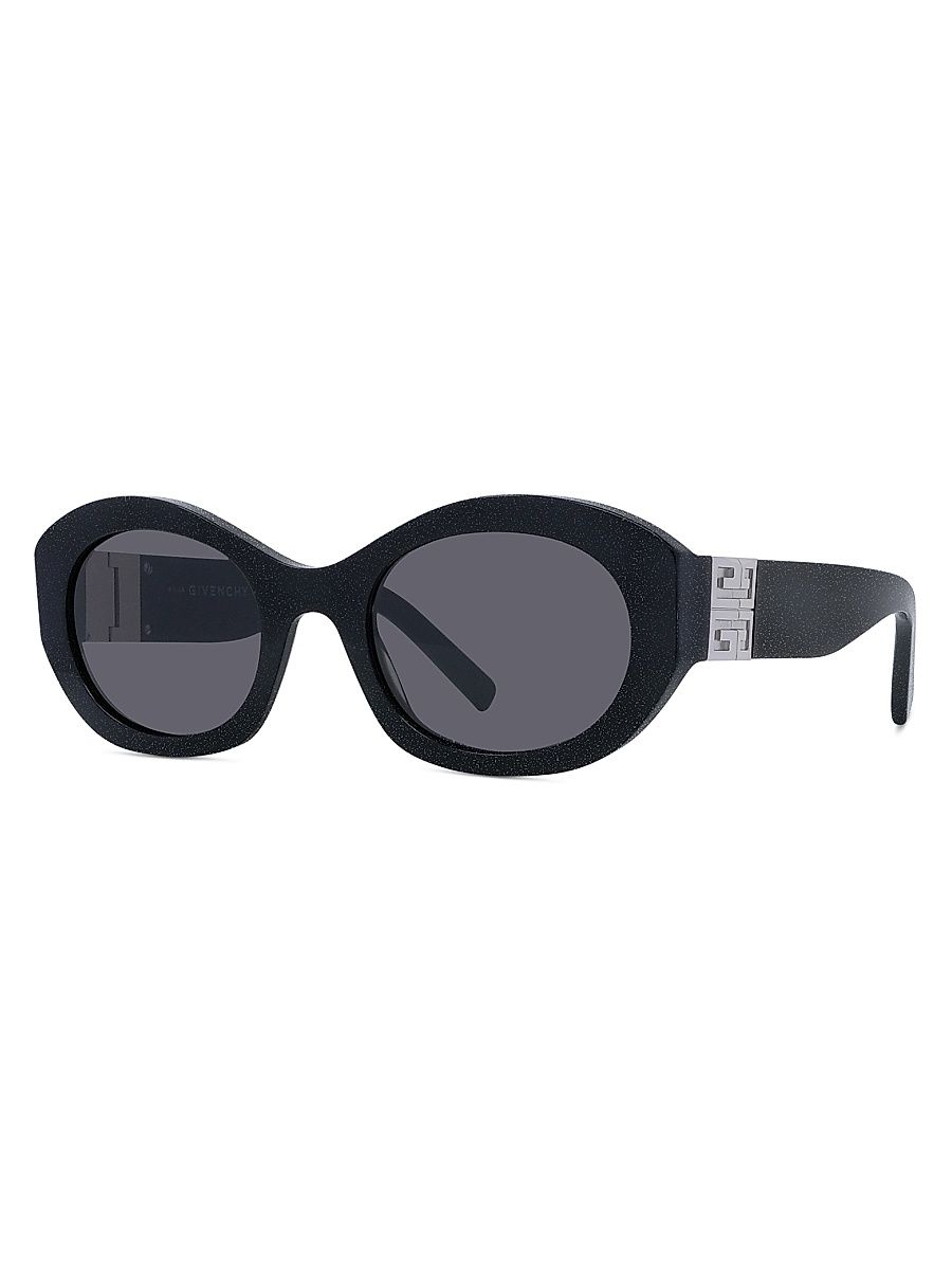 Women's 4G 52MM Oval Sunglasses - Black