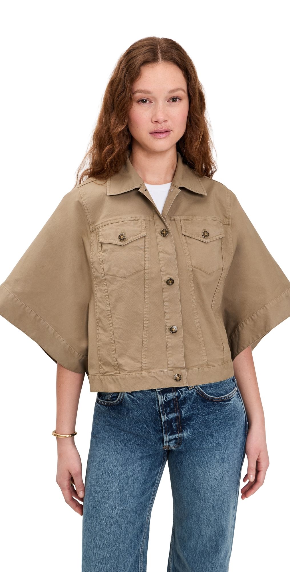 Ramy Brook Beatrice Jacket Safari Green L