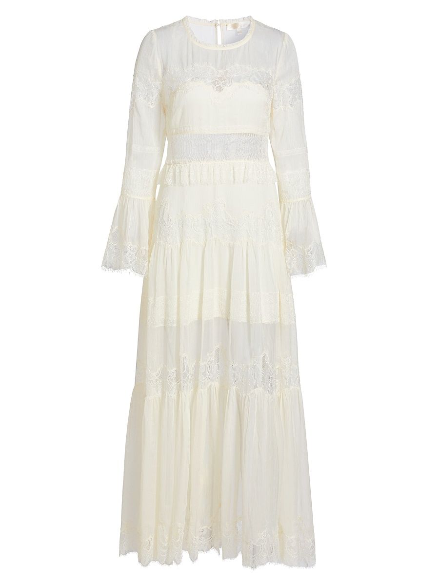Women's Rosney Chiffon Maxi Dress - Ivory - Size 10