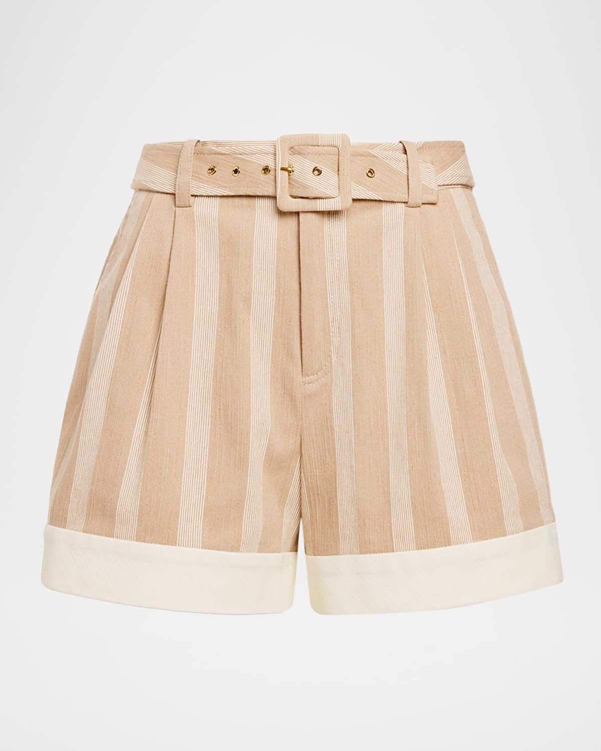 Lillia Stripe Cuffed Shorts