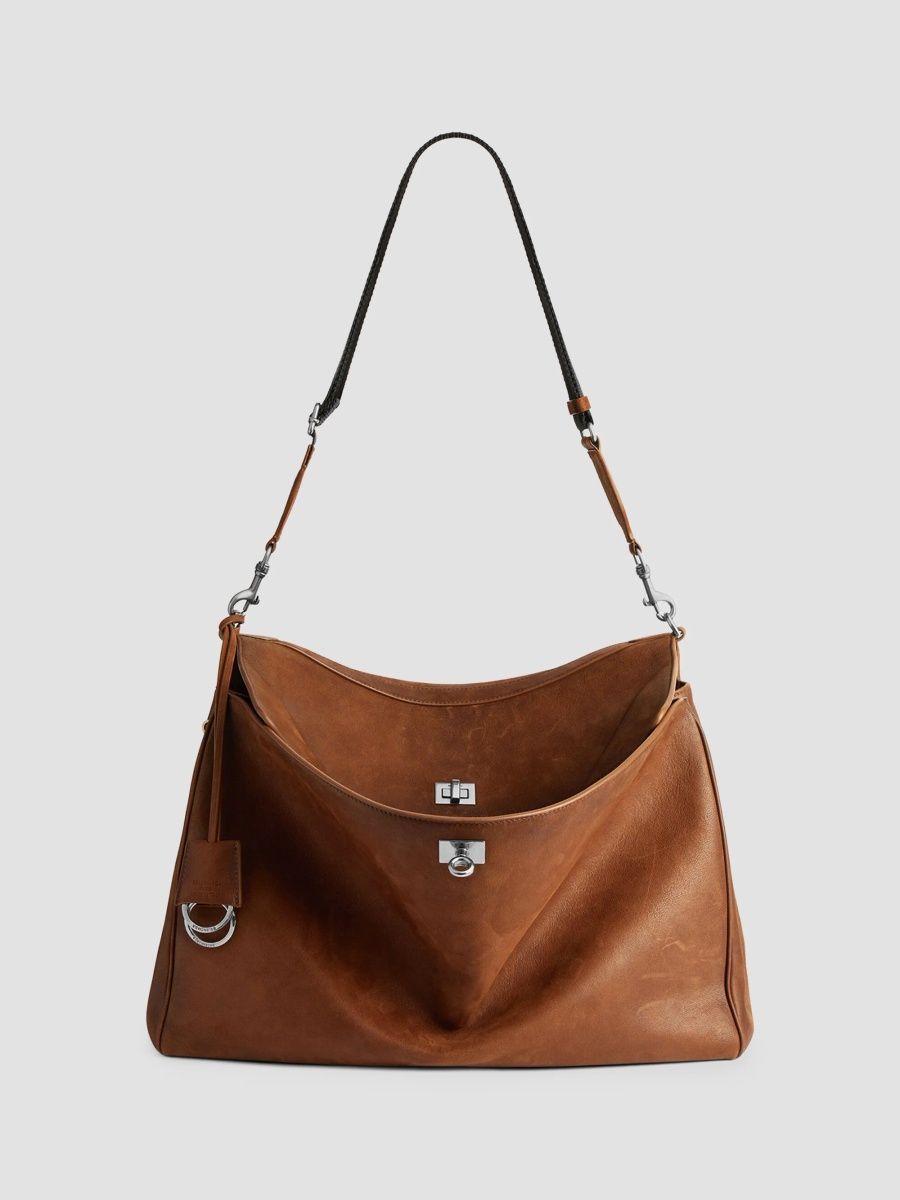 Balenciaga Men's Rodeo Messenger Bag Medium - Caramel