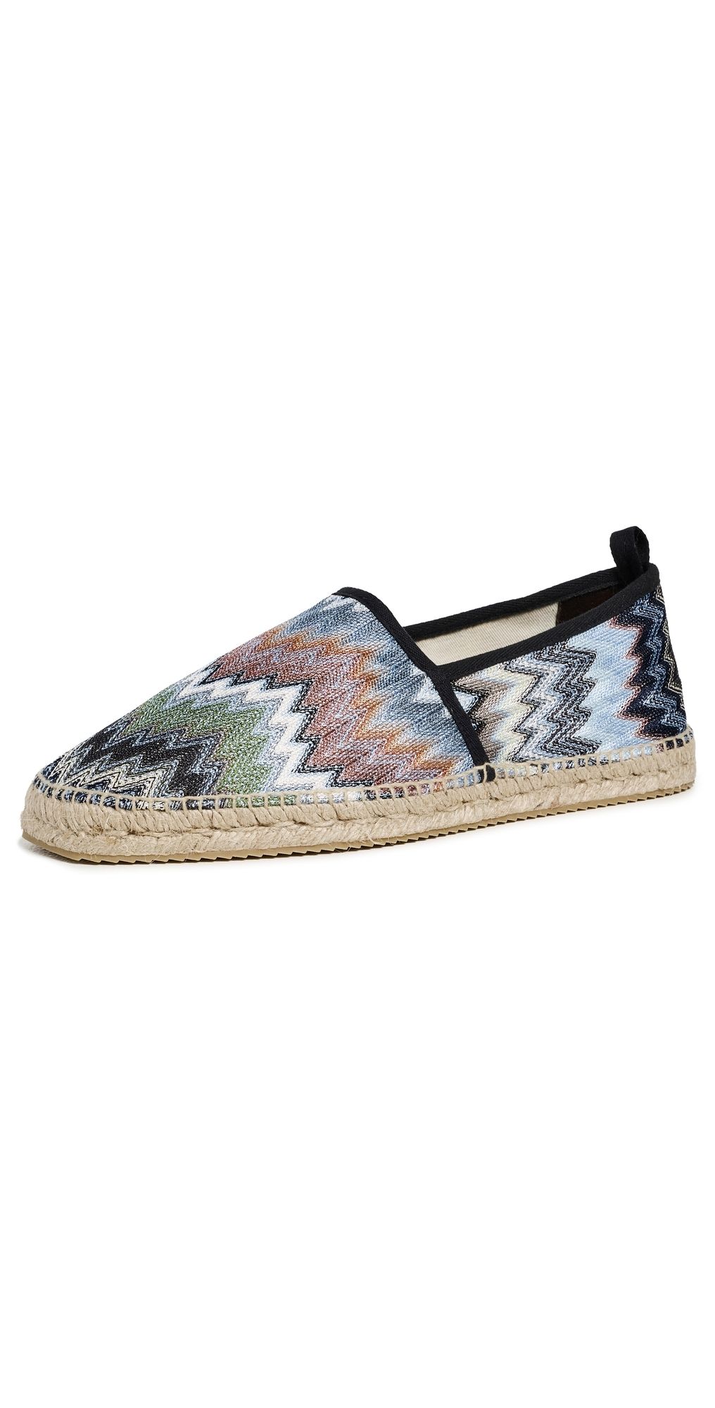 Missoni Corfu Espadrilles Raschel Snake Grey Blue 44