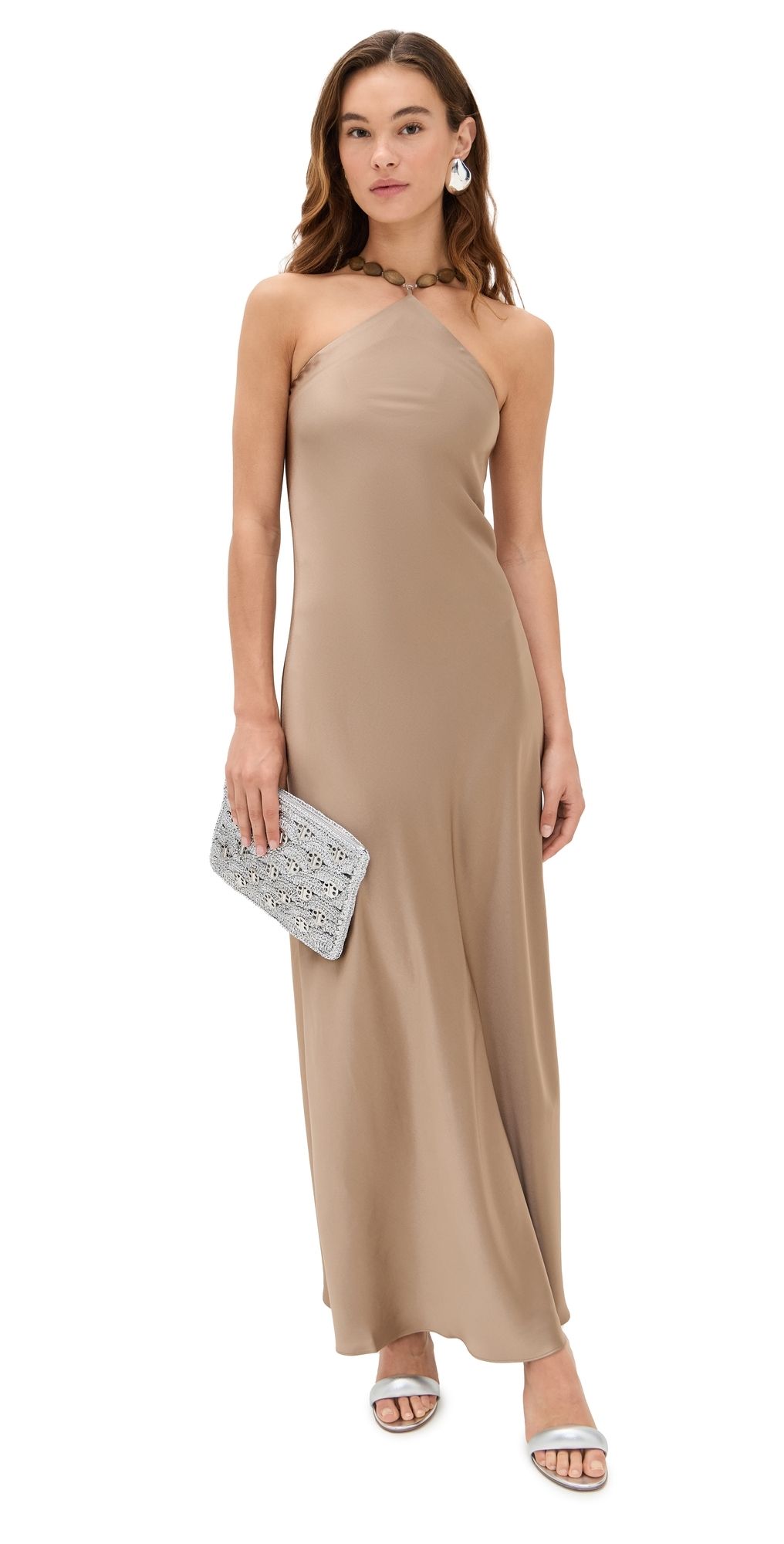 STAUD Cadence Dress Dune 12