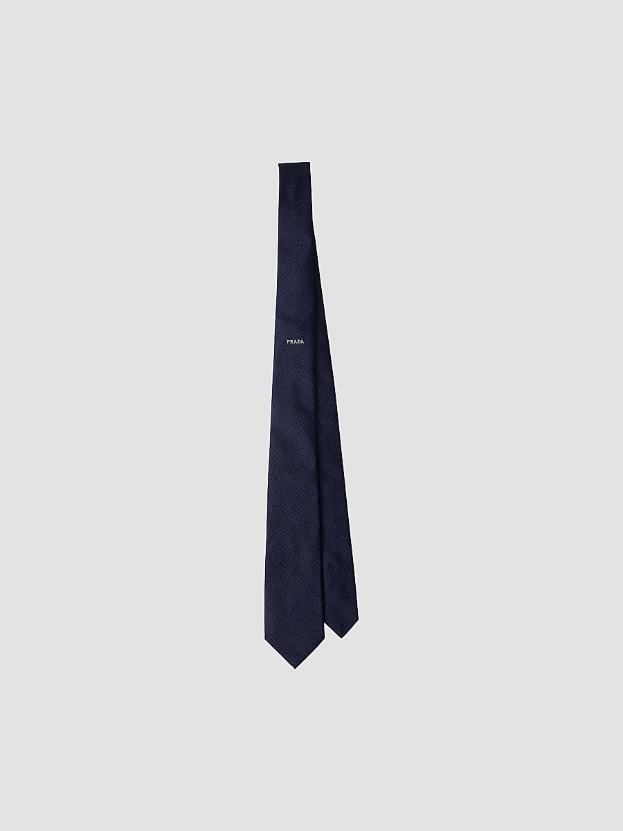 Prada Men's Silk Tie - Blue