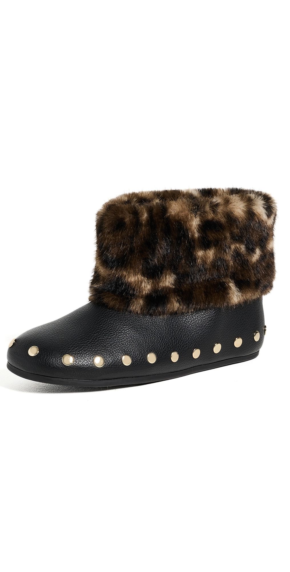 GANNI Jenny Low Fur Boots Black 38