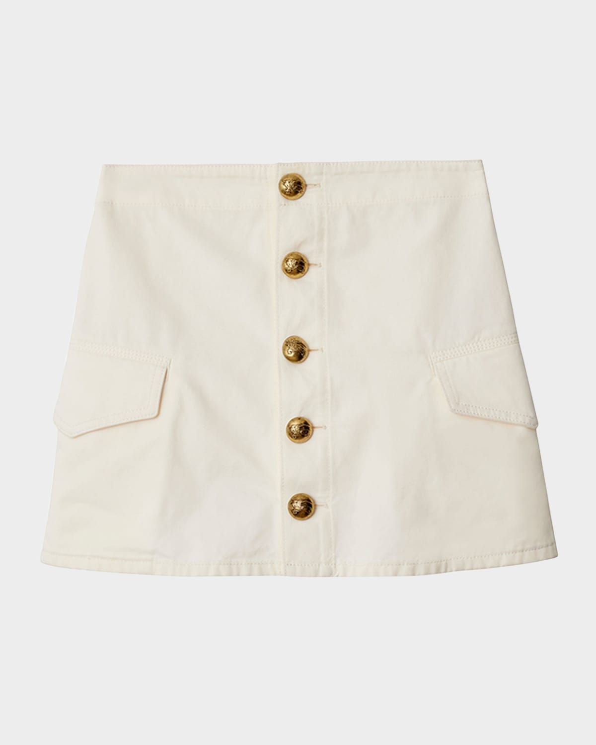 Cotton Mini Skirt