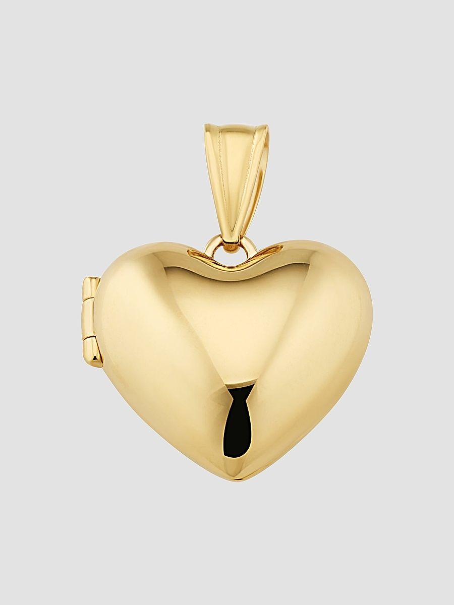 Women's Heart Locket in 14K Yellow Gold - Gold