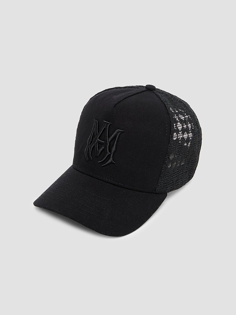 Men's MA Canvas Trucker Hat - Black