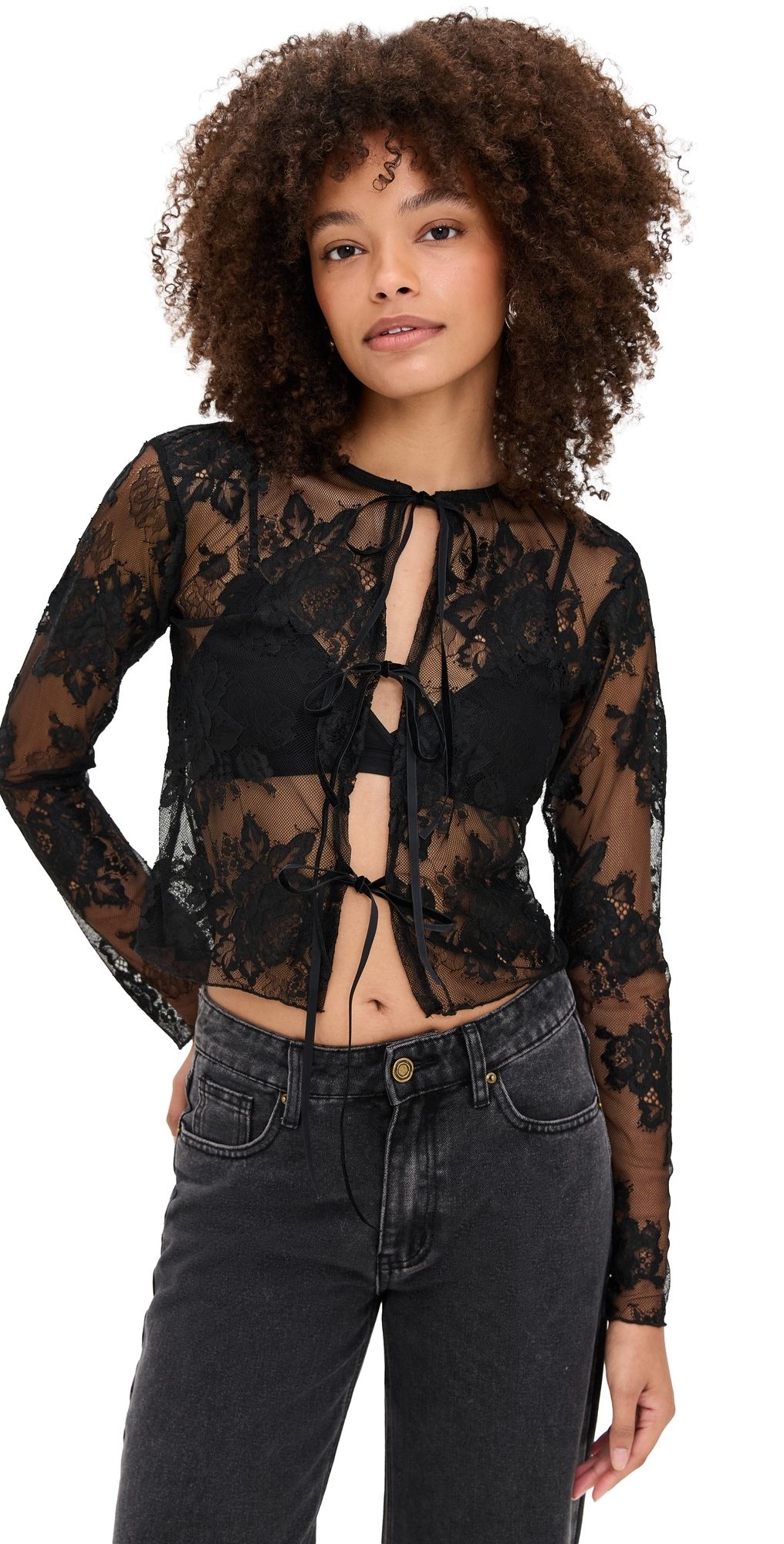 Bella Venice The Camille Top Black L