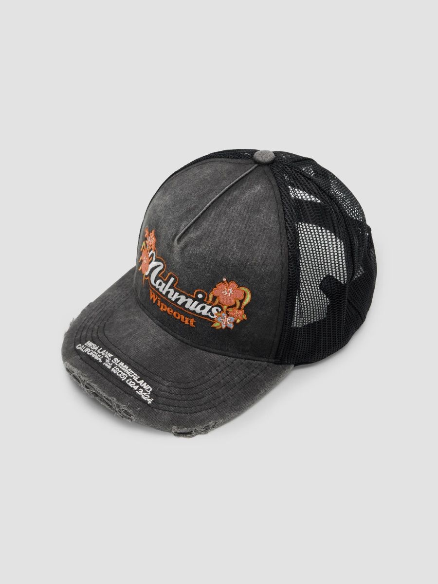 Nahmias Men's Wipeout Trucker Hat - Sunfade Black