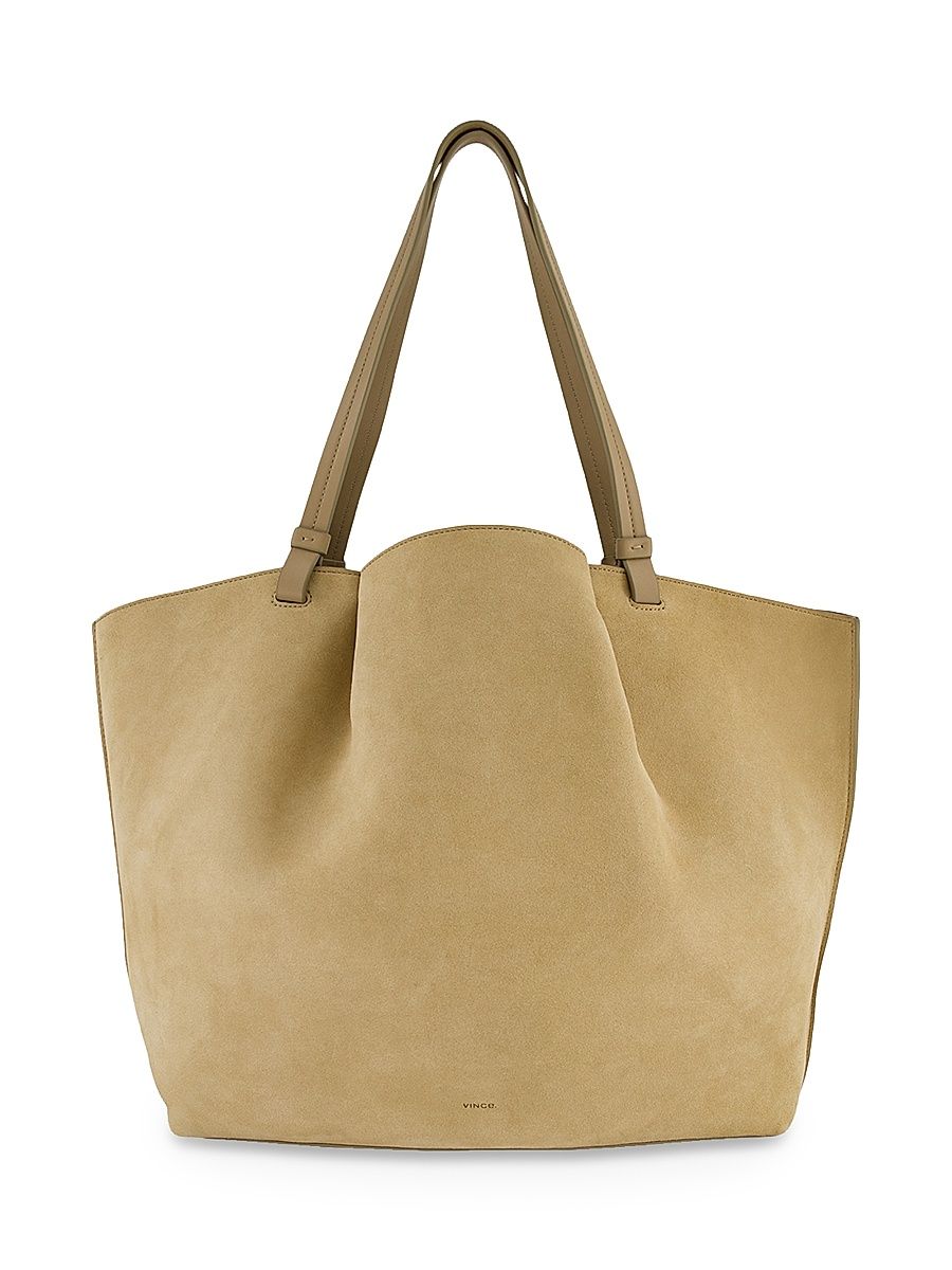 Women's Ava Suede Tote Bag - Sand Trail