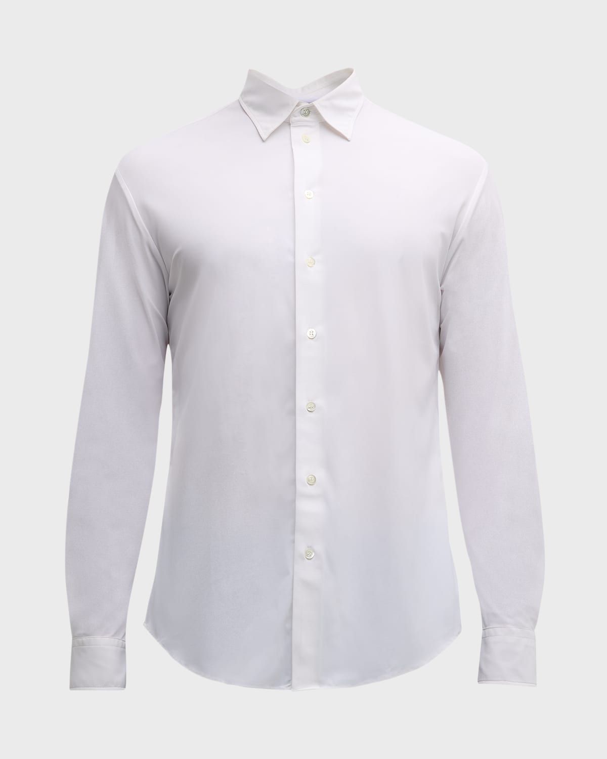 Men & apos;s Slim Fit Nylon-Stretch Sport Shirt