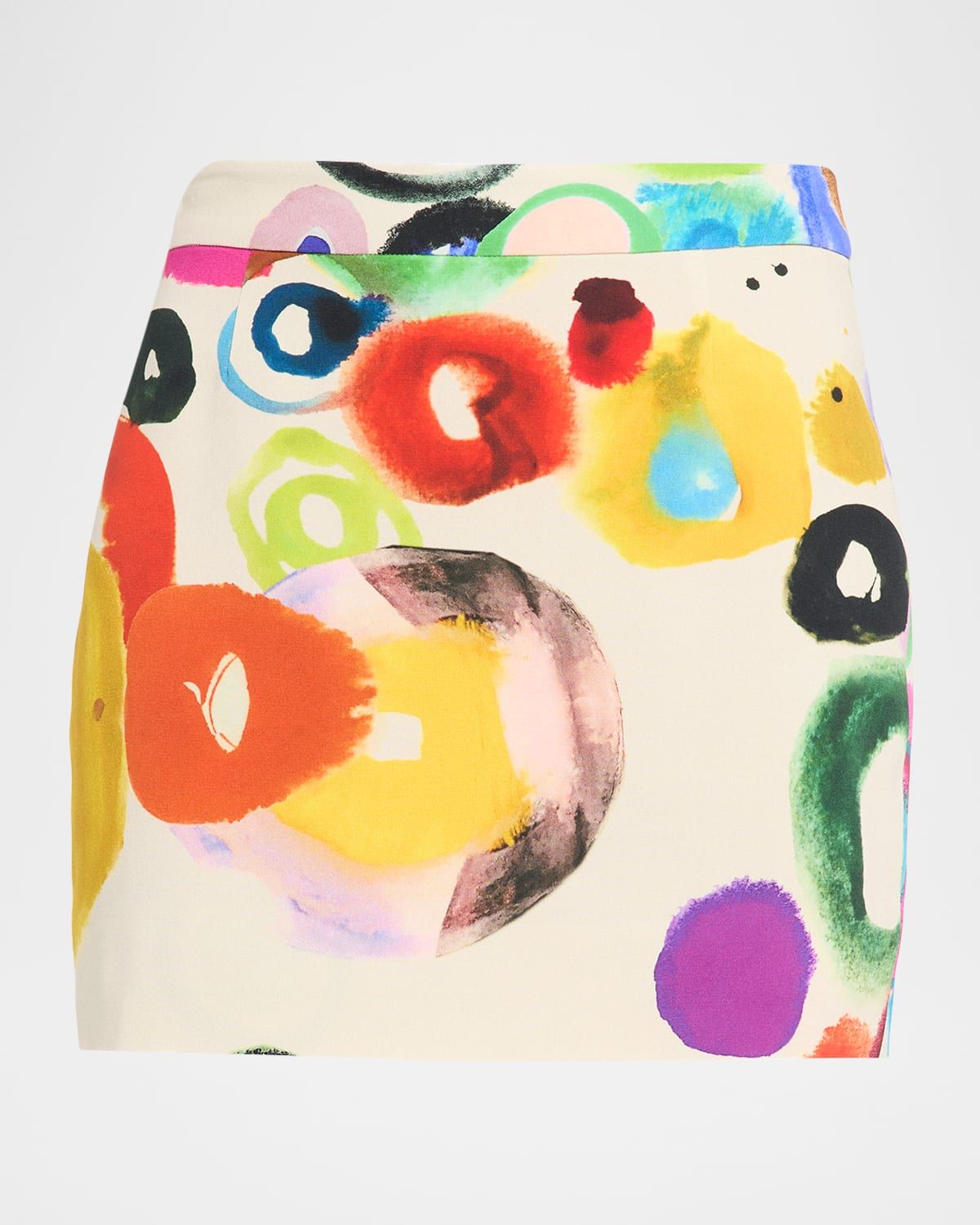 Jh Gouache Slim Mini Skirt