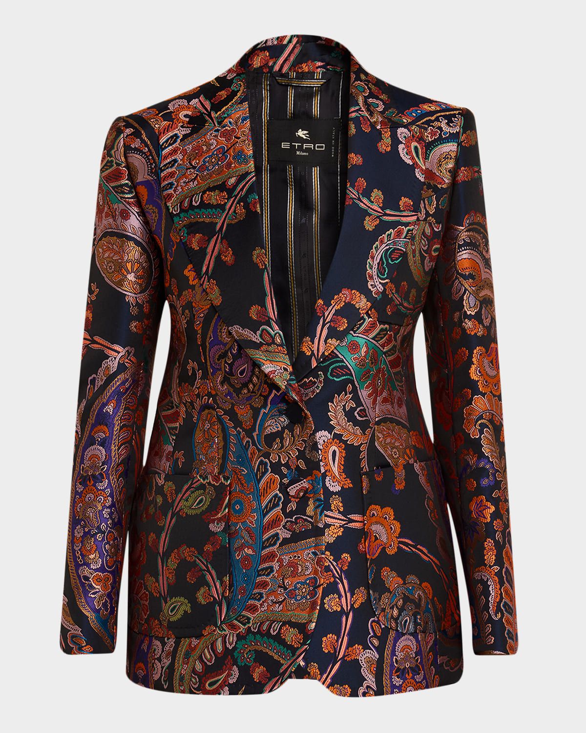 Paisley Silk Brocade Jacket