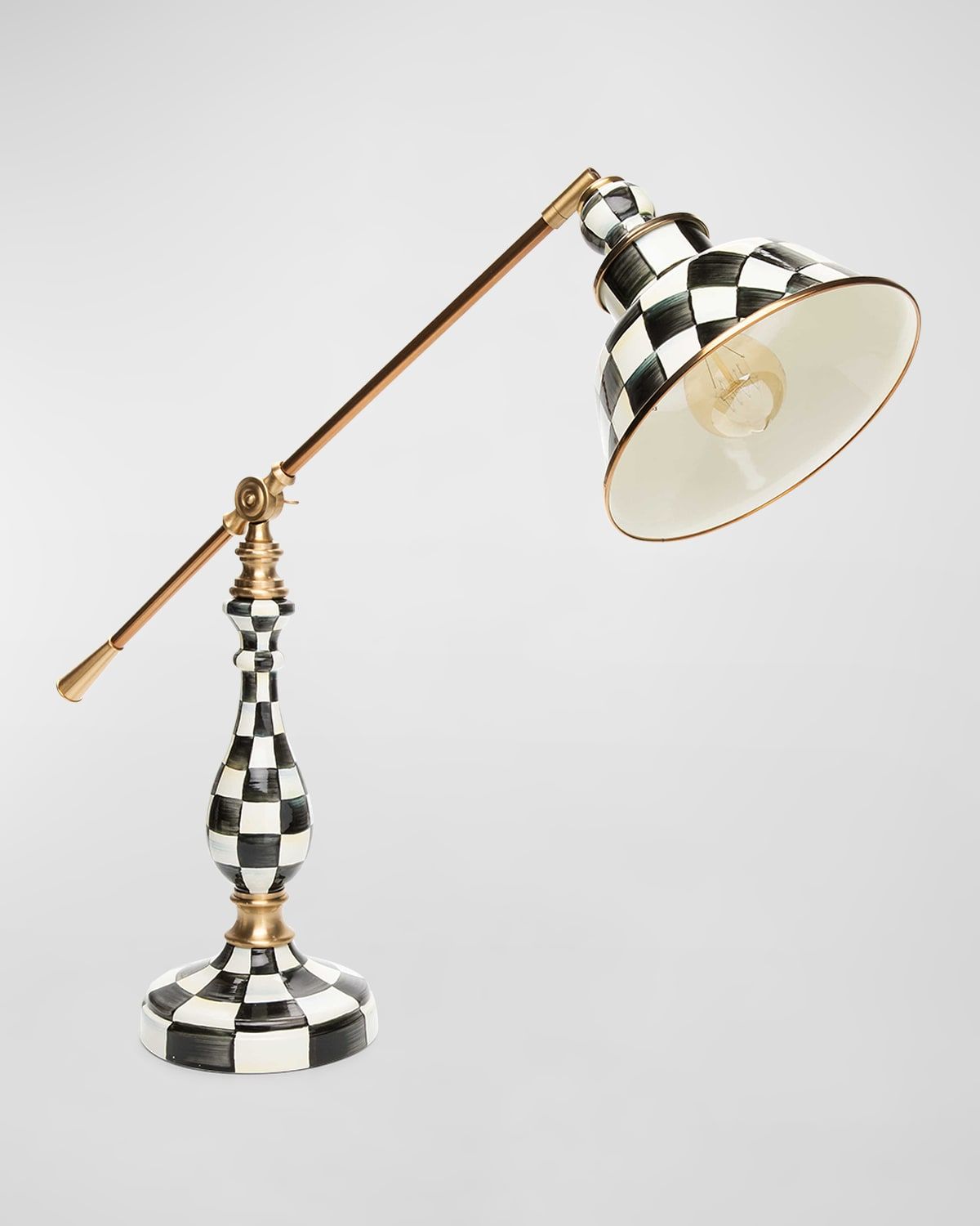 Courtly Check 22" Reading Table Lamp