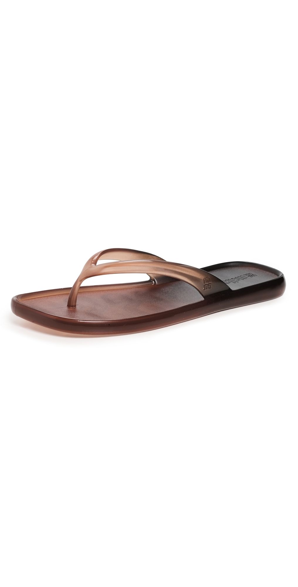 Melissa Melissa Beachwear Flip Flops Brown/Black 5