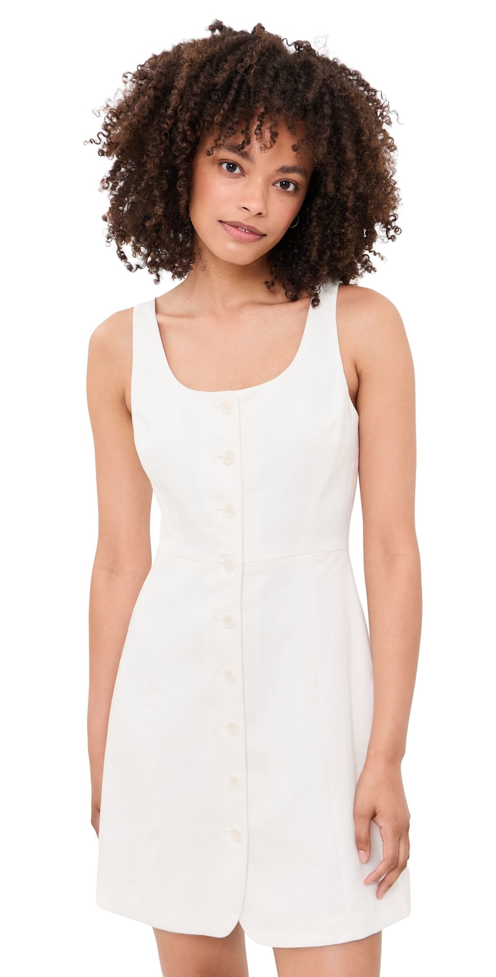 Theory Sculpt Mini Dress Ivory - C05 8