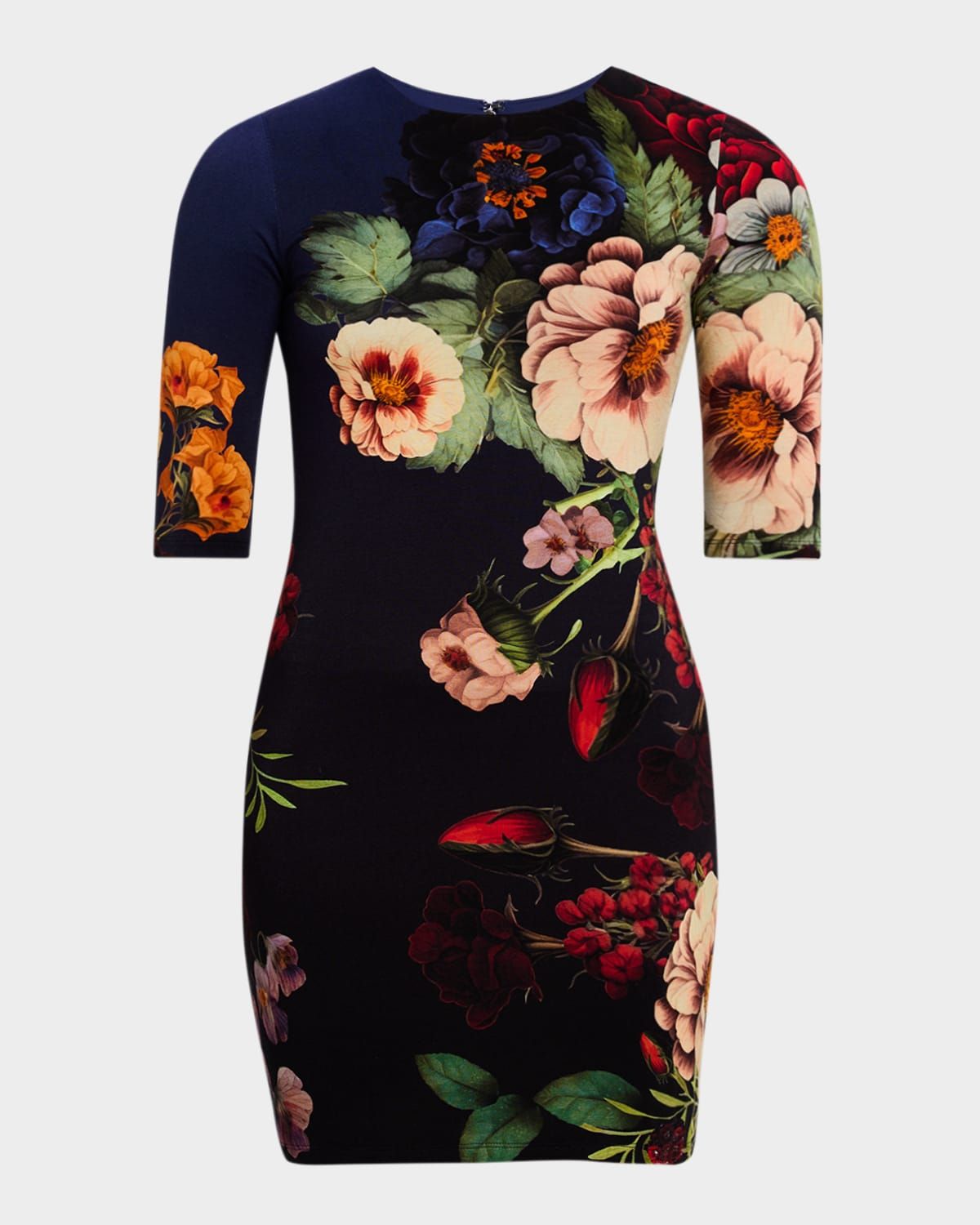 Magic Garden Gradient Delora Crewneck Mini Dress