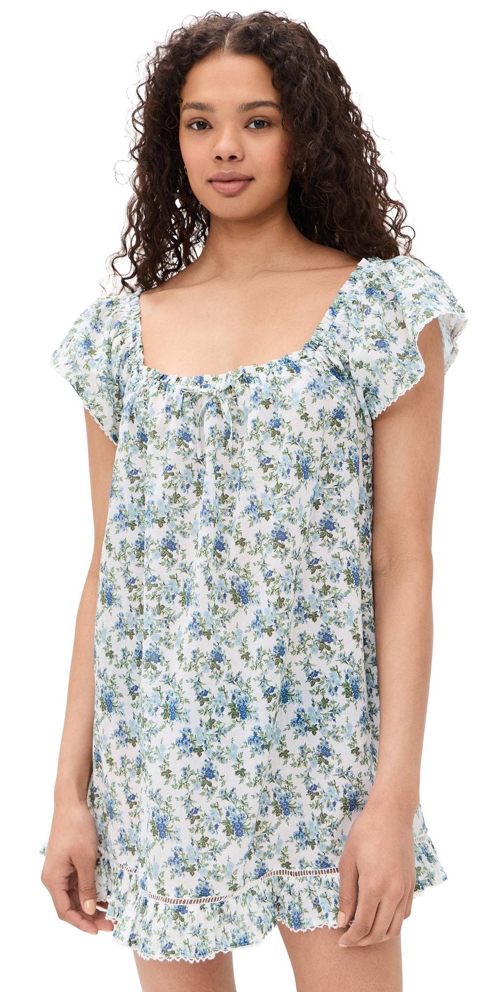 Hill House Home The Lucinda Nightgown English Daisy/White S