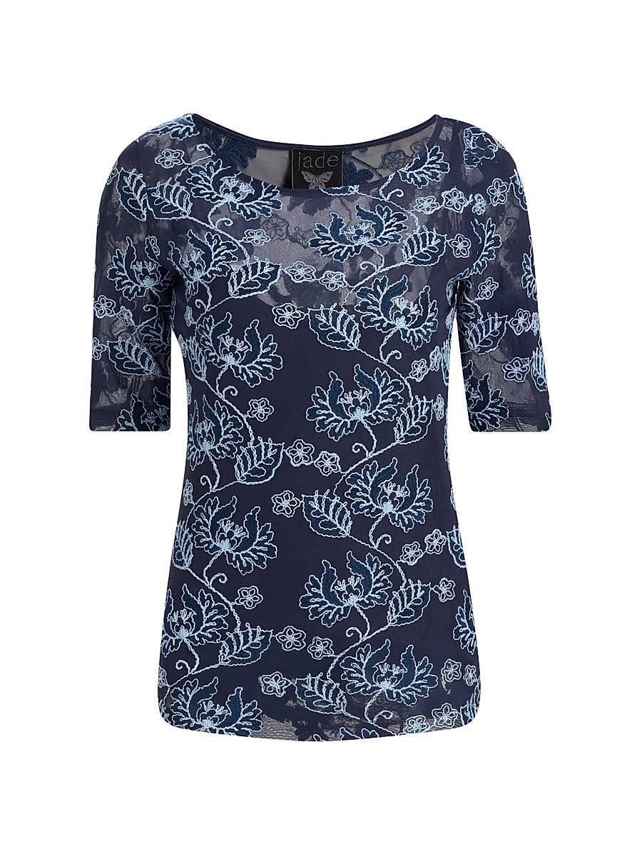 Women's Hannalyn Mesh T-Shirt - Luna Meadows - Size XL