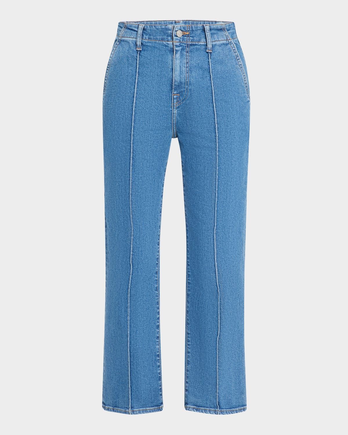 Ansel Mid-Rise Crop Flare Jeans