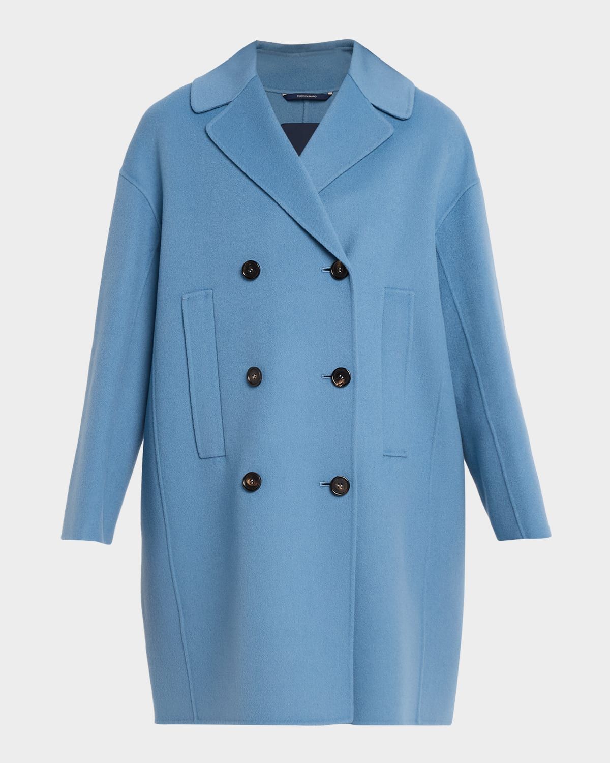 Wool Broadcloth Midi Coat