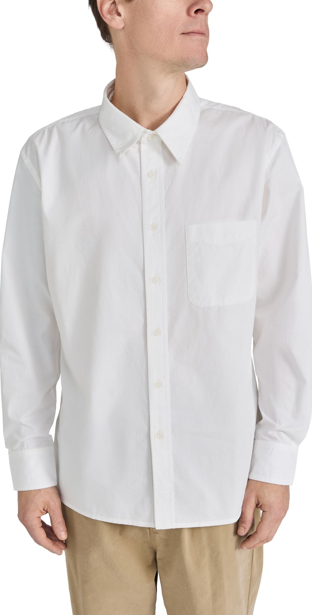 Nili Lotan Finn Shirt Ivory L