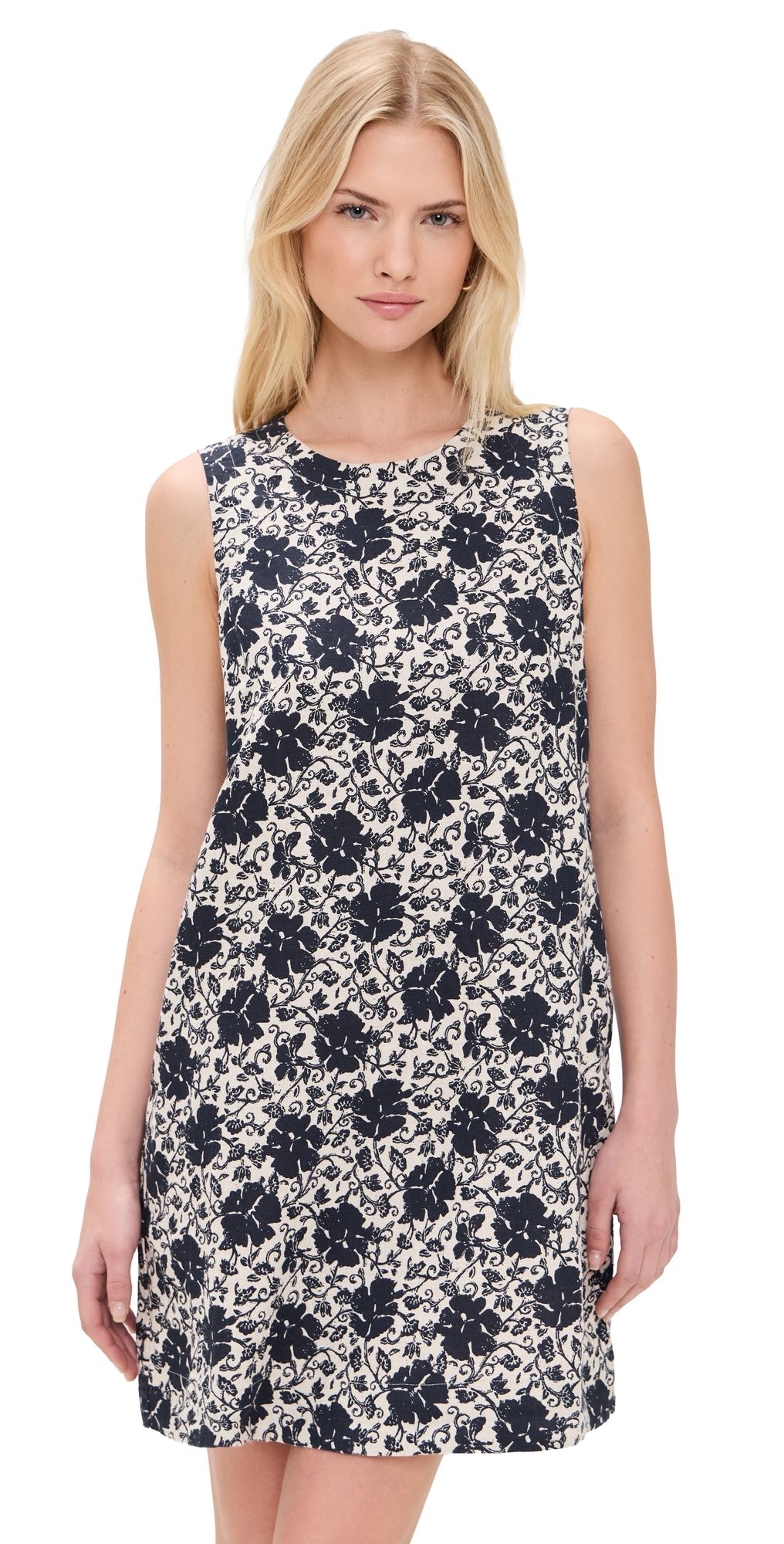 Madewell Mini Shift Dress Navy L