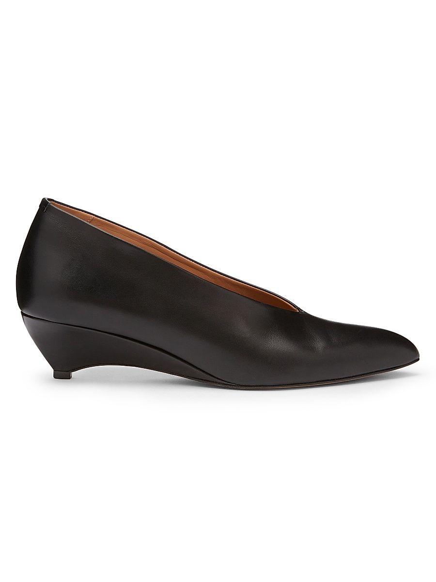 Women's Arc 45MM Leather Pumps - Black - Size 6