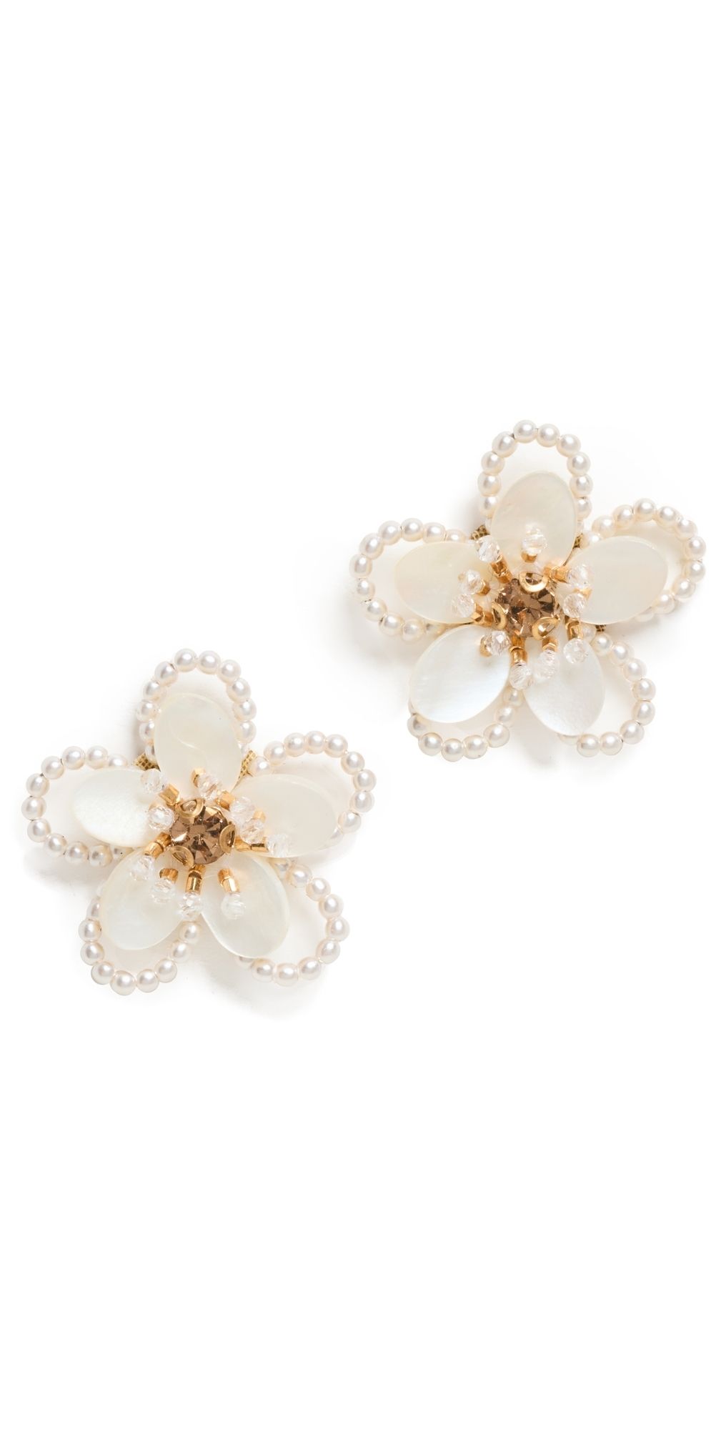 Deepa Gurnani Deepa by Deepa Gurnani Hattie Earrings Ivory One Size